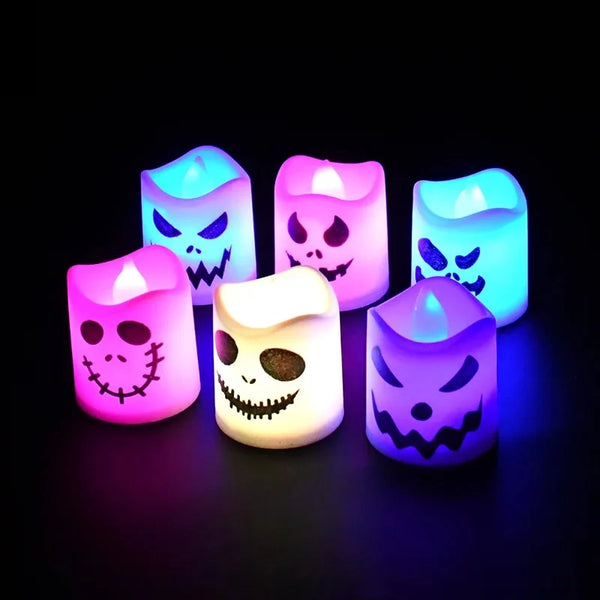 Halloween Pumpkin & Ghost Candle Lights