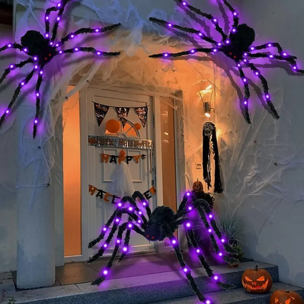 LED Spider Web Halloween Lights